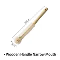 Professional long handle wooden cup cleaning brush for narrow bottles, 30cm length - Wooden Handle Narrow Mouth (30cm)