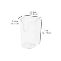Wandmontierter transparenter elektrischer Zahnbürstenhalter mit 7 cm Höhenmarkierung - Zahnbürstenhalter