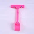 Langlebiger pinker Kunststoff POP-Display-Clip für Preisschildhalter im Supermarkt - Rosa