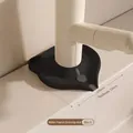 Black cat-shaped silicone faucet drip mat splash guard for bathroom sinks and vanities - 11*11cm / Black
