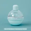 Light blue bulb-shaped ice ball maker silicone mold perfect for whiskey cocktails - OPP Bag / Blue