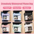 Universal waterproof phone pouch with crossbody strap available in six vibrant colors - Single-Layer Airbag / 22x20x3cm / White