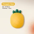 Pineapple style yellow soft PVC door bumper guard and wall protector for furniture - Pineapple / 45x35x9mm