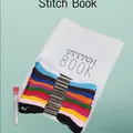 Complete DIY embroidery kit featuring stitch book linen fabric and vibrant multi-color threads - Stitch Book Style B