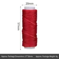Red 150D polyester flat waxed thread for leather sewing DIY craft repairs 57x20mm - 12m / Watermelon red