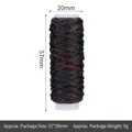 150D flat waxed thread spool for leather craft DIY sewing, dimensions 57x20mm - 12m / Multicolor 3
