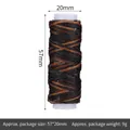 Premium 150D variegated flat waxed thread for leather sewing and DIY crafts, 9g spool - 12m / Multicolor 6