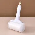 Rouleau antipeluches lavable blanc pour poils d'animaux et nettoyage des vêtements - Modèle Détachable / Blanc