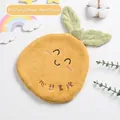 Bonnet de séchage de cheveux pour enfants en polaire corail absorbant forme ananas - Style Orange (Shi Cheng Cheng) / Jaune / Serviette mains