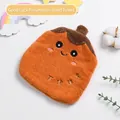 Serviette à cheveux séchage rapide pour enfant en forme de kaki orange - Style Persimmon (Hao Shi Er) / Orange / Serviette mains