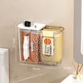 Diamond white wall-mounted toilet tissue box and wet wipe dispenser for bathroom - Diamond White
