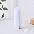 Portable mini lint roller in a sleek white finish featuring a modern flip-top design - Flip Cover Mini Lint Roller / White