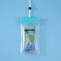Blaue hochtransparente universelle wasserdichte Handyhülle für Schwimmen und Tauchen - 29*12.5cm / Blau