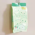 Pak van 100 wegwerp gootsteenzeefzakjes met schattig groen slangenpatroon voor de keuken - Slang Cartoon / 100 stuks verpakking / Groen