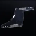 Peine de plástico transparente para dar forma y estilo a la barba con precisión - Bolsa de polietileno / Transparente