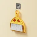 Mini juego de escoba y recogedor amarillo para limpieza de escritorio para niños - Amarillo