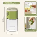 Green 240ml dual-use quantitative spice dispenser jar for kitchen salt and seasoning - 240ml Single Pack / Matcha Green