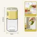 240ml creamy yellow quantitative seasoning jar with 0.5g precise salt dispenser for kitchen - 240ml Single Pack / Milk Yellow