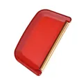 Manual clothes lint remover and coat scraper in vibrant red finish. - Red