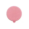 Durable pink silicone sealing lid for salad containers with traditional patterns - Pink