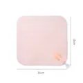 Pink whale tail silicone drain cover, 15x15cm square anti-odor strainer for bathroom floor - 15cmx15cm / Pink