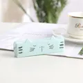Cute light blue cat-shaped portable washable lint roller for travel and home clothes cleaning - Light Blue