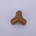 Brown baby proofing corner protector for glass coffee table and desk furniture safety - Coffee