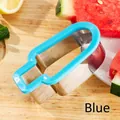 Affettatrice creativa per anguria in acciaio inox a forma di ghiacciolo, colore blu - Blu