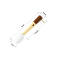 3-in-1 sponge bottle brush with handle and lanyard showing 25cm length dimensions - Tan
