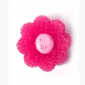 Pink flower-shaped anti-tangle laundry ball for effective pet hair removal in washing machines - 4-Pack / Pink