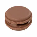 Creative brown biscuit shaped silicone desktop cable organizer for tidy wire management - Set of 3 / Coffee