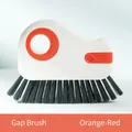 Spazzola per pulizia fessure multifunzionale 2-in-1 in colore arancione e bianco - Spazzola per Fessure (A3403) / Arancione