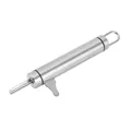 Durable stainless steel macadamia nut cracker tool isolated on white background - 16*4cm