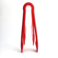 Set di 3 pinze da cucina multiuso in plastica PP rossa per servire pane e insalata - Set di 3 pezzi / Rosso