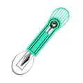 3-in-1 multi-functional fruit baller and carver tool in mint green finish - Light Green