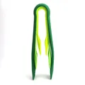 Set di 3 pinze da cucina colorate in plastica impilabili per alimenti - Set di 3 pezzi / Verde