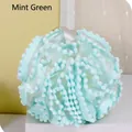 High-density soft mint green bath sponge loofah ball for gentle skin exfoliation - 40g / Mint Green