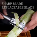 Professional stainless steel vegetable peeler with sharp replaceable blade for kitchen - 304 Stainless Steel Peeler
