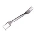 Creative 304 stainless steel multifunctional watermelon fork and fruit slicer cutter tool - Watermelon Fork / Silver