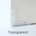 Transparent L-shaped soft corner protector guard for window and furniture safety protection - Clear