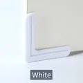 White L-shaped window corner protector guard for child safety and collision protection - White