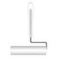 Professional white lint roller with ergonomic plastic handle and sticky tear-off paper - Roller Handle Only (Without Paper and Cover)