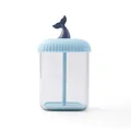 Portable manual facial cleanser foam maker featuring a cute blue whale tail handle design - Whale Tail / Blue