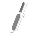 Manual grey electrostatic lint remover brush for pet hair and clothes cleaning 31cm - Gray