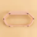 Pink kitchen sink drain rack holder frame for triangular garbage mesh filter net bags - Drainer Rack / Pink