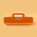 Stevige oranje plastic zakkensluitclip voor het opbergen en organiseren van voedsel in de keuken - Oranje + Wit