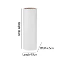 Replacement lint roller refill roll, white adhesive paper, 16cm height by 4.5cm width - 16cm