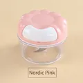 Manual mini garlic chopper in Nordic pink with pull string mechanism - L / Pink