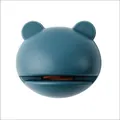 Creative frog-shaped manual knife sharpener in deep teal blue for home kitchen use - Dark Blue