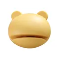 Cute yellow frog shaped manual knife sharpener for kitchen scissors and blades, variant view - Yellow